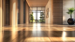 现代简约风格的明亮大厅