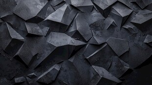 黑色立体几何纹理背景