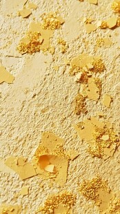金色碎屑墙面纹理特写