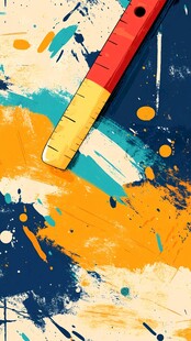 多彩画笔绘就创意艺术风