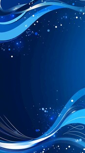 梦幻蓝色渐变线条背景图