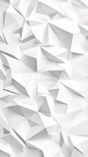 白色立体多边形纹理背景