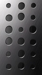 金属质感圆孔纹理背景图