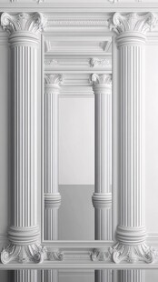古典罗马柱装饰建筑空间