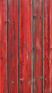 红色木板墙纹理特写