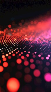 炫彩波点科技风背景图