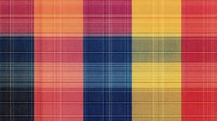 多彩格子织物纹理图案