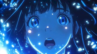 梦幻蓝调动漫少女奇幻瞬间