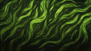 绿色动感波浪纹理背景