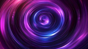梦幻紫色旋转光影背景