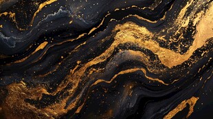 黑金大理石纹理抽象背景