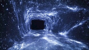 宇宙隧道入口的神秘景象