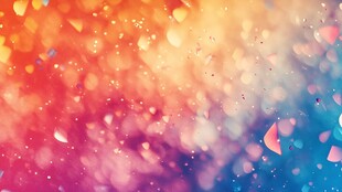 梦幻五彩光斑浪漫背景图