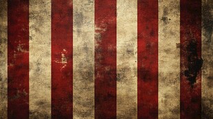 复古红白条纹背景纹理