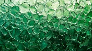 翠绿玻璃质感纹理图案