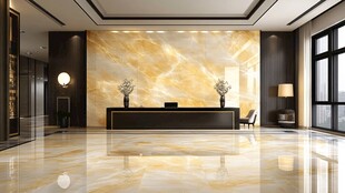 豪华大气的室内接待空间