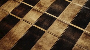 复古格纹地板纹理特写