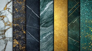 多样奢华大理石纹理展示