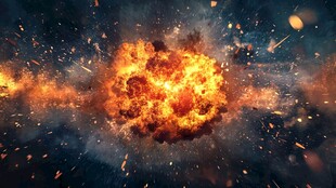 宇宙爆炸震撼瞬间