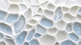 白色蜂窝状纹理创意图案