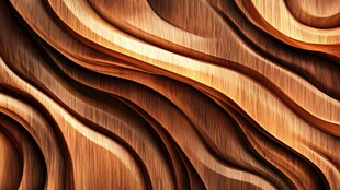木纹波浪纹理创意背景图