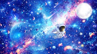 遨游太空
