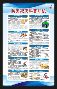 防灾减灾海报