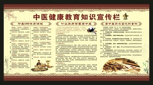 中医健康教育宣传栏
