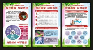 全国肿瘤防治宣传周展板
