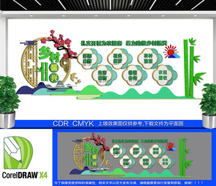 发展现代农业文化墙