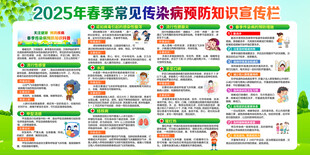 春季健康教育知识宣传栏