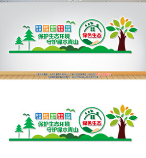 生态环境保护宣传文化墙