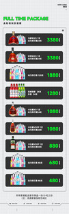 酒吧酒水套餐图片
