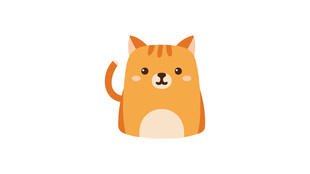 卡通小猫
