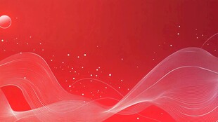 红色梦幻渐变流体背景图