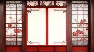 中式雕花门窗古典之美