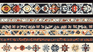 民族风传统装饰图案集合