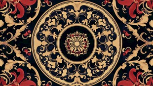 复古华丽中式传统花纹图案