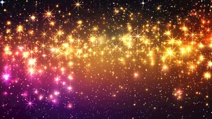 梦幻星空闪烁背景