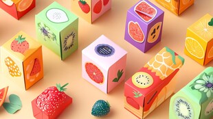缤纷水果主题创意小盒子