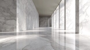 大理石走廊 简约明亮空间