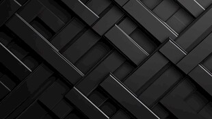 黑色几何拼接立体纹理背景