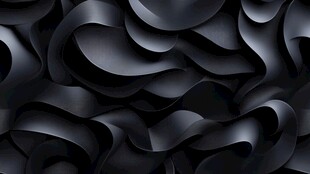 黑色动感曲线抽象背景图