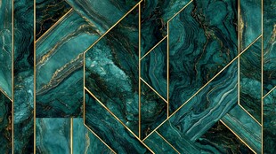 墨绿色几何大理石纹理图案