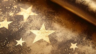 金色星星纹理的华丽背景