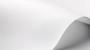 卷曲的白色纸张特写