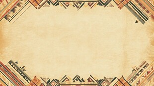 复古民族风边框背景图