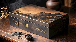 中式古风茶叶盒 典雅韵味