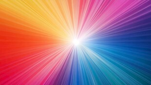 炫彩光芒放射背景图