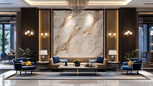 现代豪华客厅室内设计展示